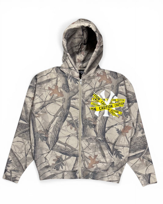Caution Woodland Hoodie