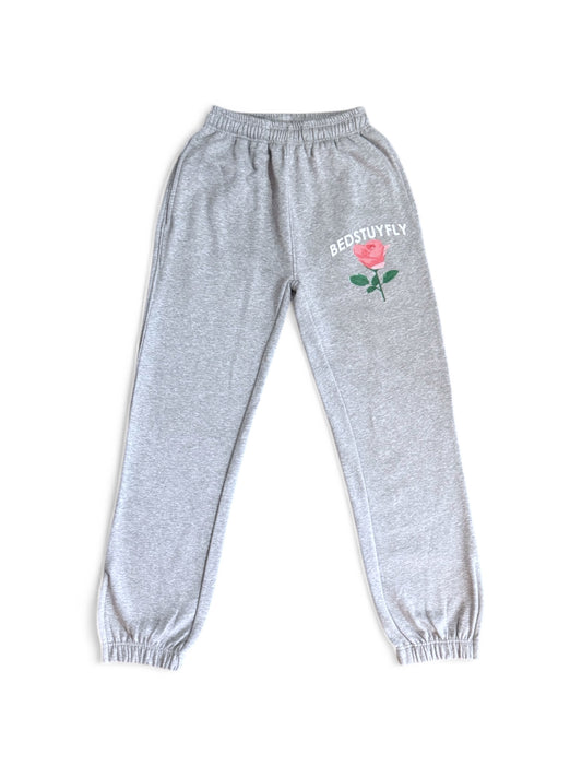 Give'm Roses Sweatpants Gray
