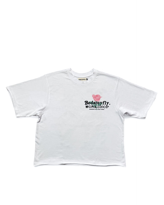 Concrete Rose Raw Edge T-shirt