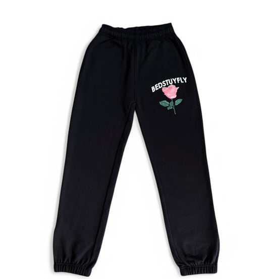 Give'm Roses Sweatpants Black