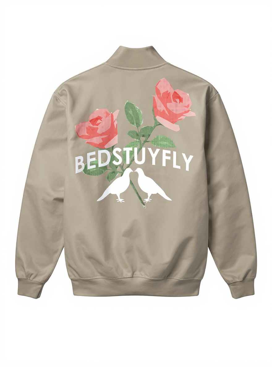 Give ‘em Roses Quarter Zip Sandstone