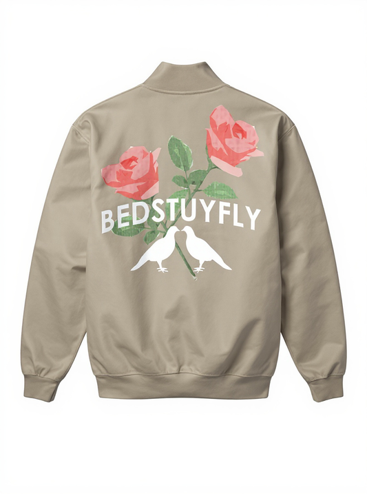 Give ‘em Roses Quarter Zip Sandstone