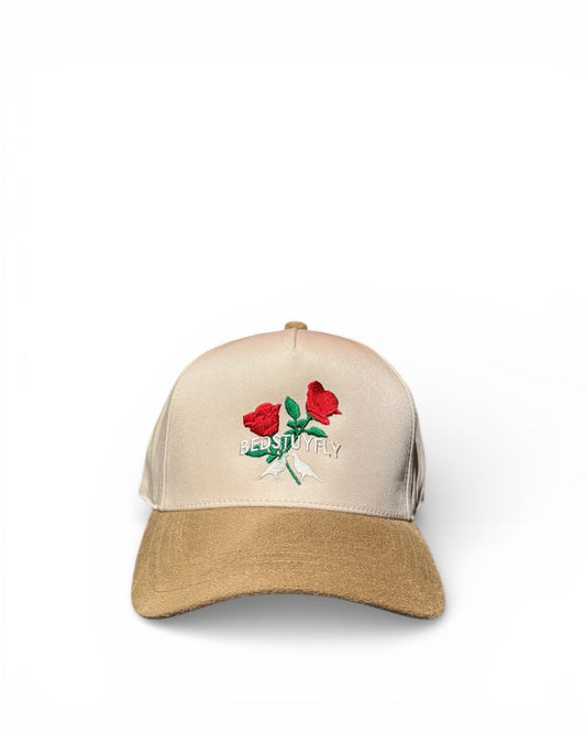 Give’m Roses Suede Cap
