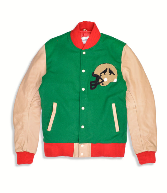 Stuyvesant Heights Varsity (Tan/Green)