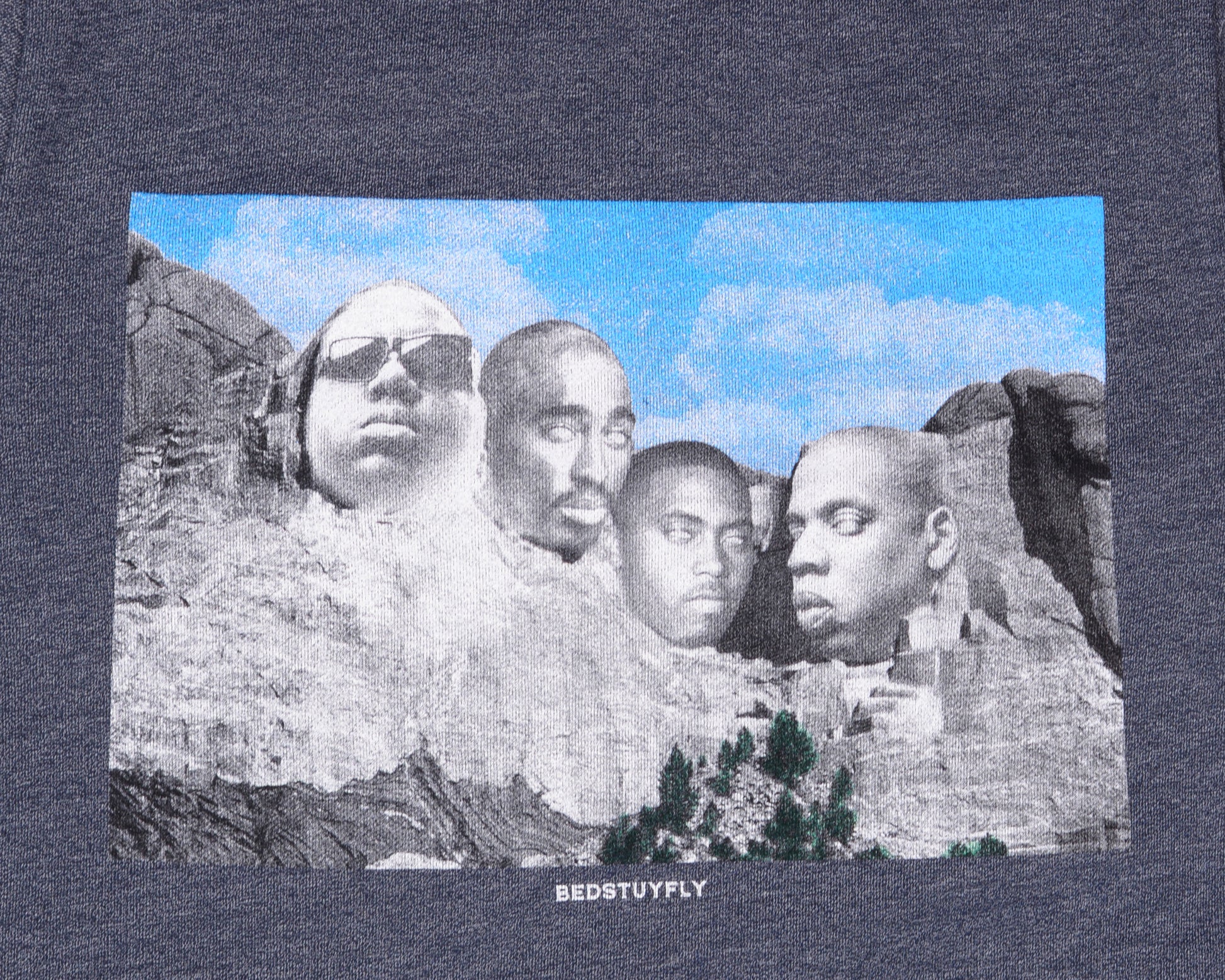 Mount Rapmore Sweatshirt (Blue) - Bedstuyfly