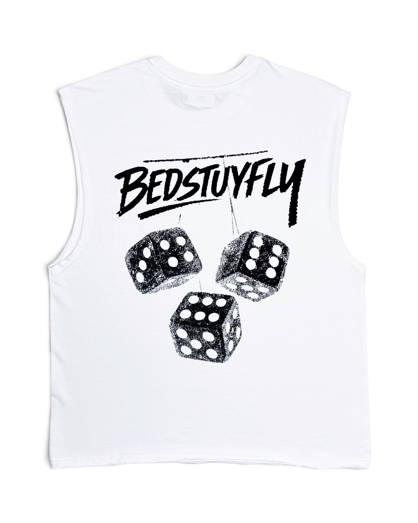 456 Raw Edge Sleeveless T-shirt