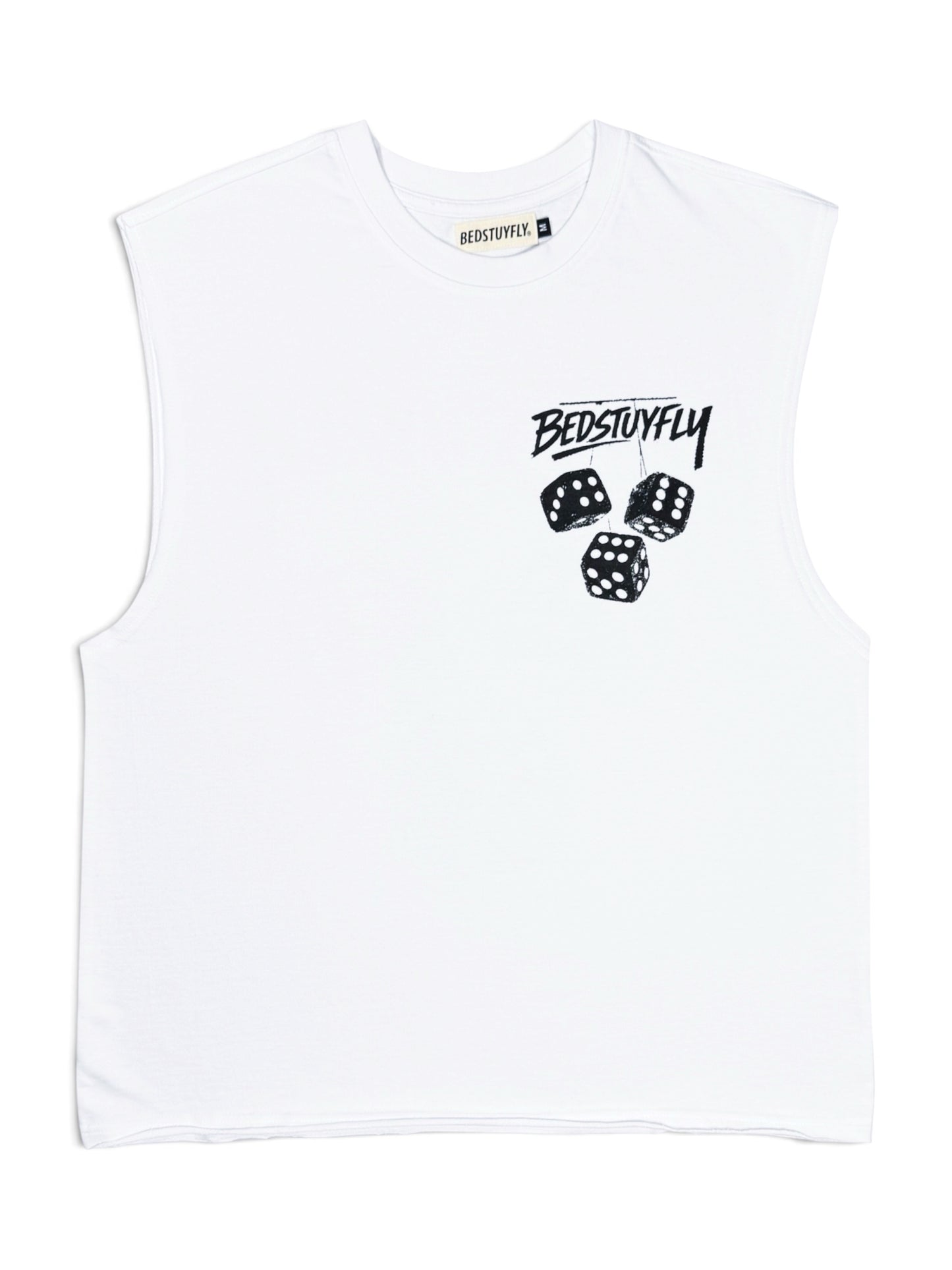 456 Raw Edge Sleeveless T-shirt