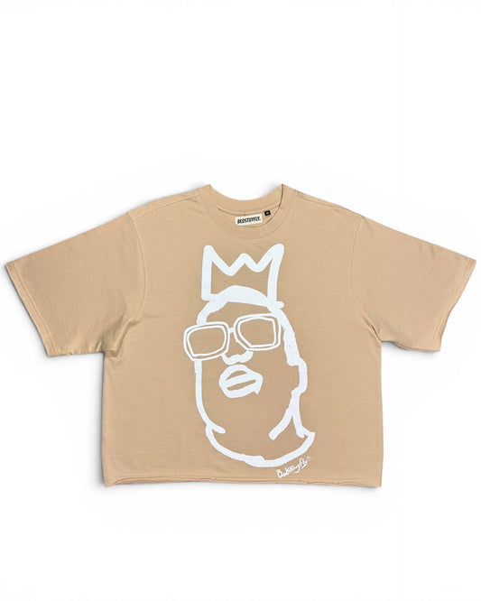 Biggie Face Raw Edge T-shirt