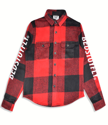 BEDSTUYFLY PLAID WORKSHIRT
