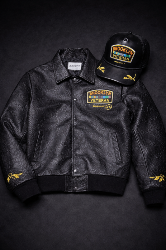 Brooklyn Veteran Snakeskin Leather