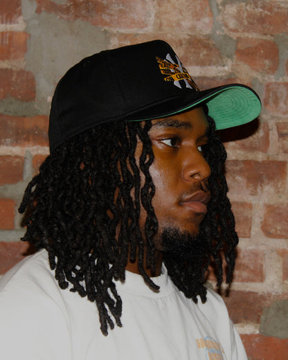 Caution Fitted Cap