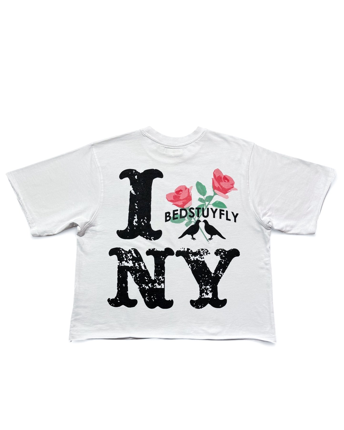 Concrete Rose Raw Edge T-shirt