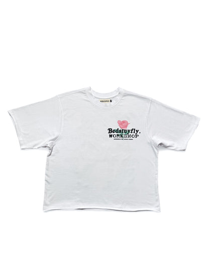 Concrete Rose Raw Edge T-shirt