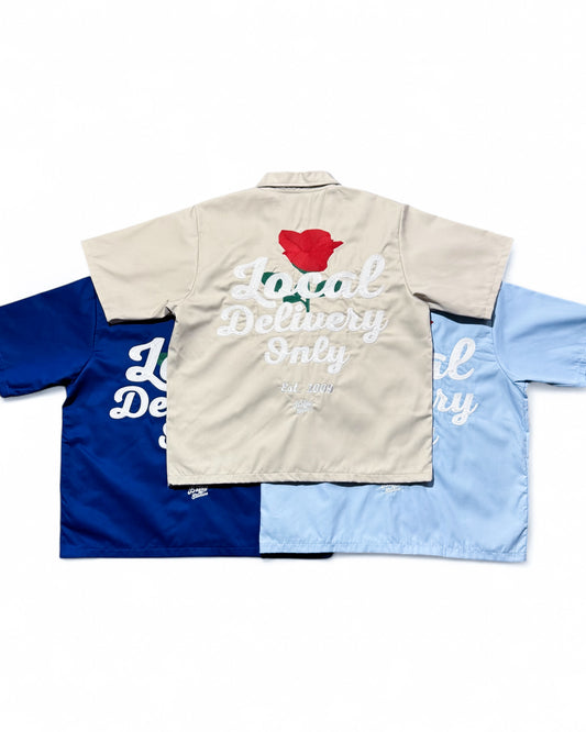 Local Delivery Button Up (New Colors)