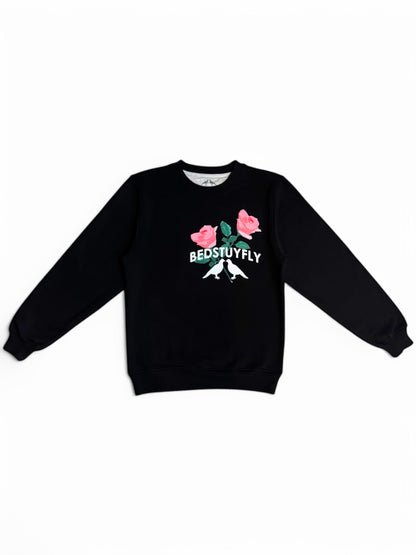 Give'm Roses Sweatshirt Black