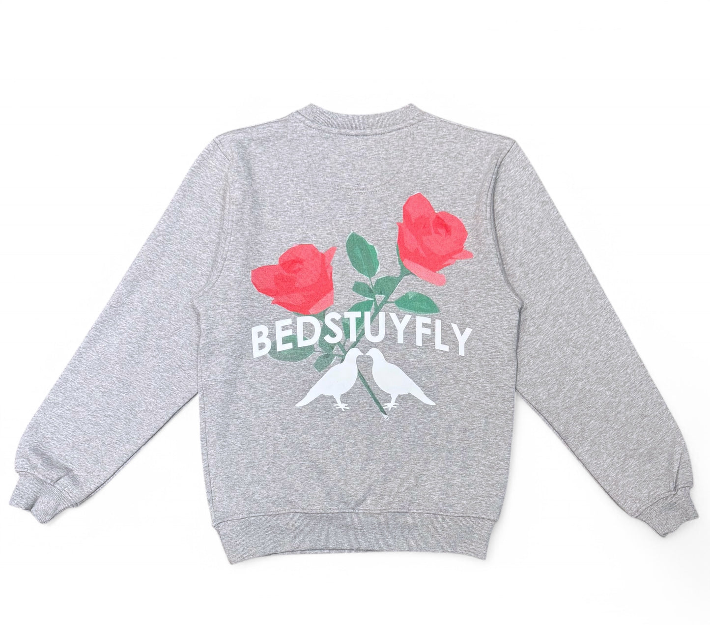 Give'm Roses Sweatshirt Gray
