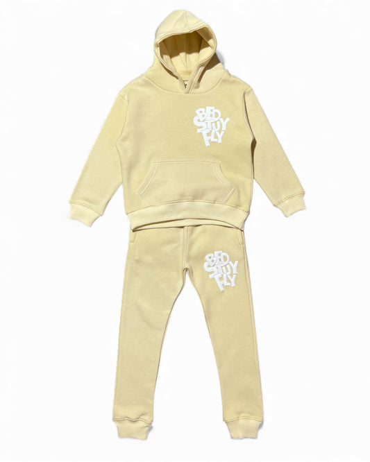 Bedstuyfly Kids Studio Sweatsuit (Cream)