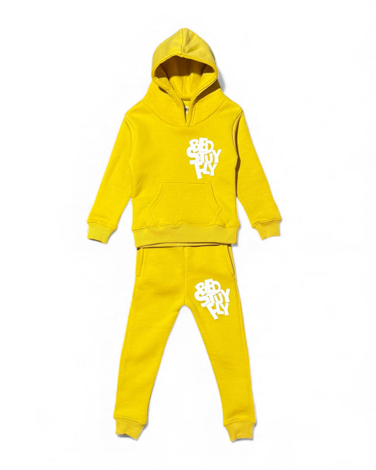 Bedstuyfly Kids Studio Sweatsuit (Yellow)