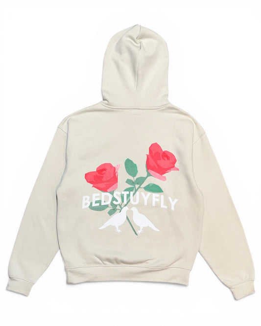 Give'm Roses Hoodie (Cream)