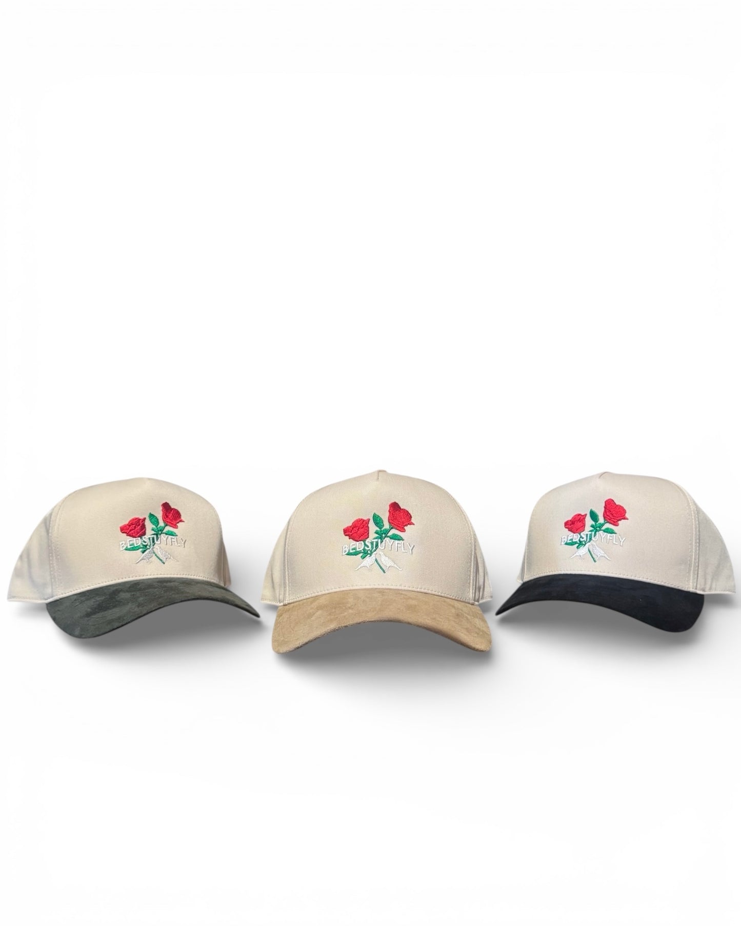 Give’m Roses Suede Cap