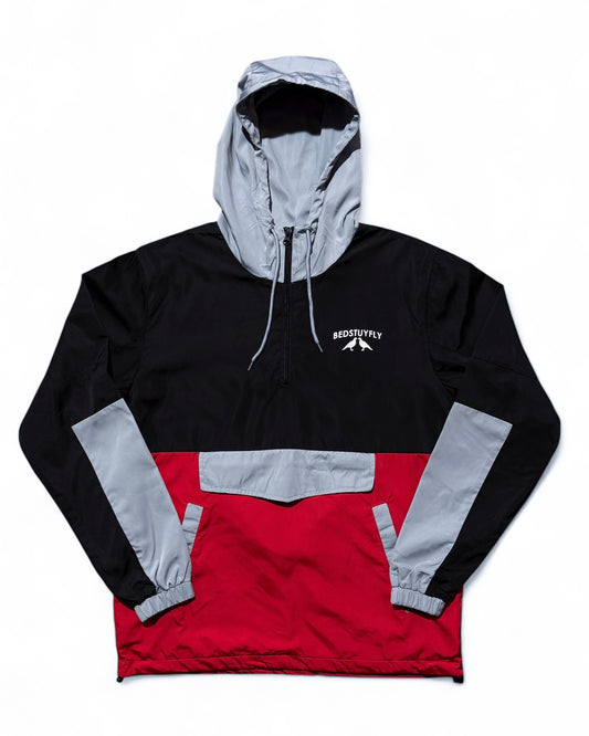 Runner Windbreaker Suit (Blk/Red)