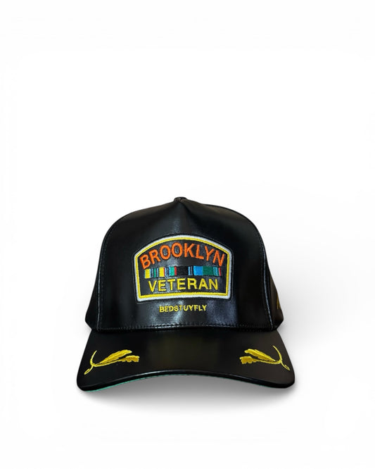 Brooklyn Veteran Leather Cap