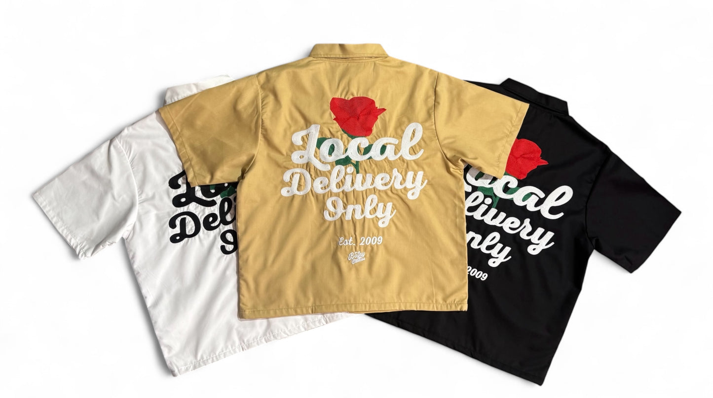 Local Delivery Button Up (Tan)