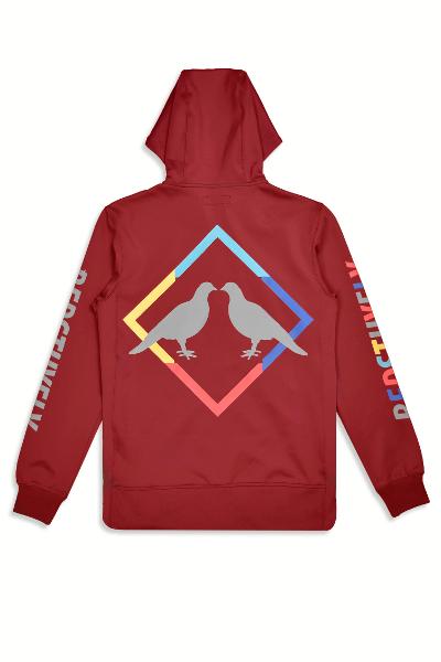 2.0 Runner Hoodie (Burgundy) - Bedstuyfly