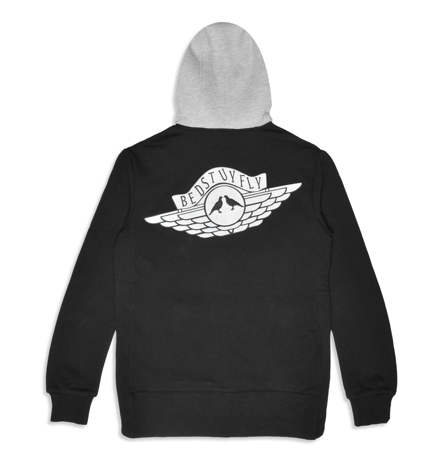 Air Bedstuyfly Hoodie (Gray/Black) - Bedstuyfly