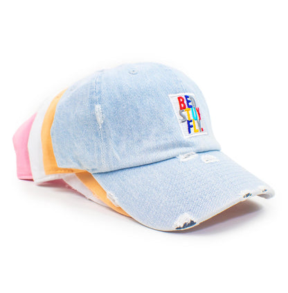 Bedstuyfly Colors Distressed Dad Caps - Bedstuyfly