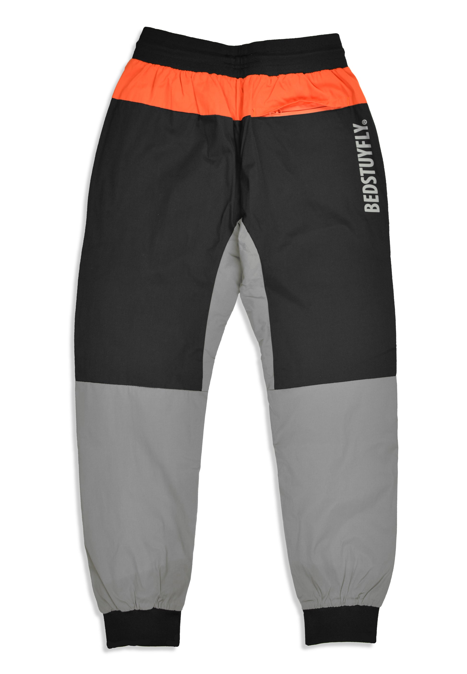 2.0 Tech Pants (Black/Orange) - Bedstuyfly