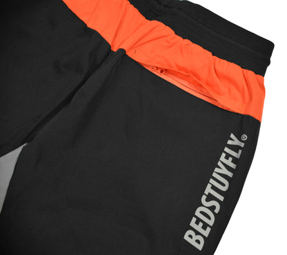 2.0 Tech Pants (Black/Orange) - Bedstuyfly