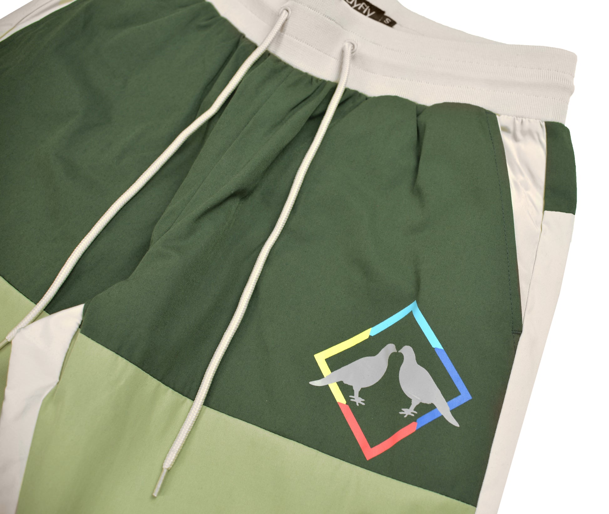 2.0 Tech Pants (Cream/Green) - Bedstuyfly