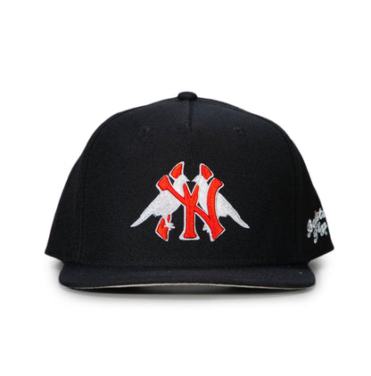 FLY NEW YORK CAP (BLK/RED) - Bedstuyfly