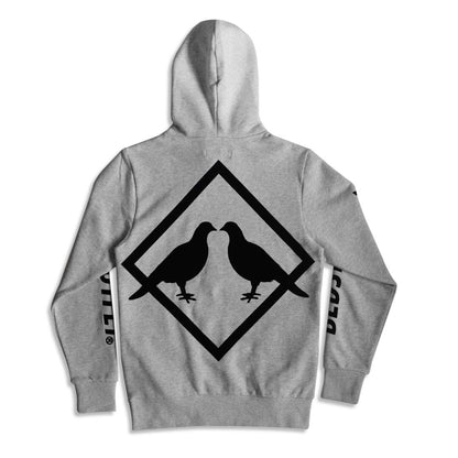 2.0 Hoodie (Ash/Blk) - Bedstuyfly