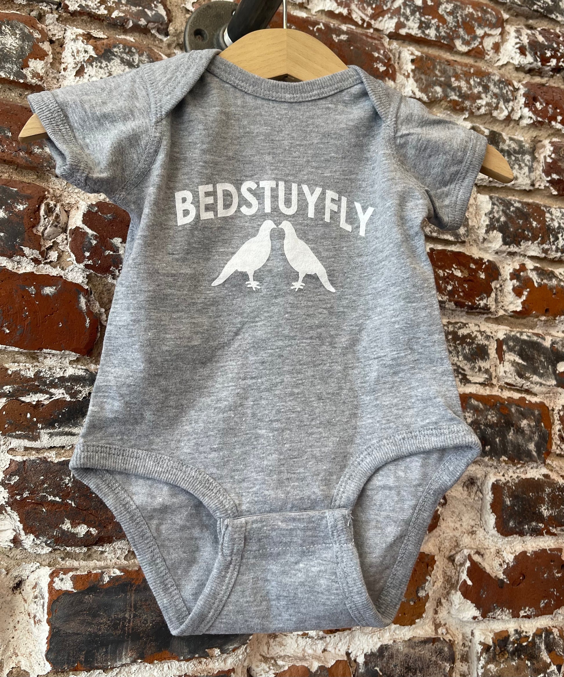 Bedstuyfly Onesie (Gray) - Bedstuyfly