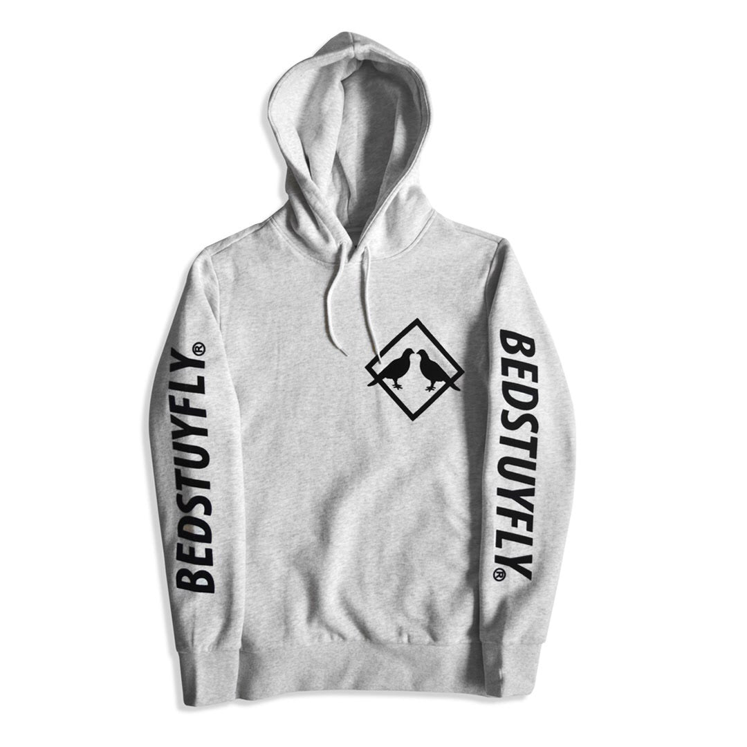 2.0 Hoodie (Ash/Blk) - Bedstuyfly
