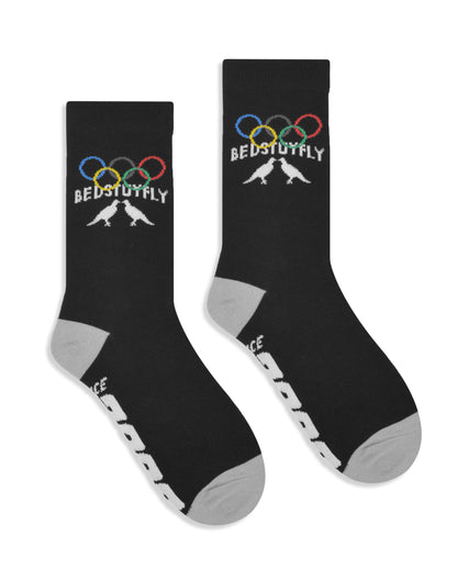 GHETTO GAMES SOCKS (BLACK) - Bedstuyfly