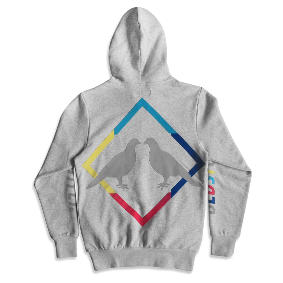 2.0 Hoodie (Ash/Multi) - Bedstuyfly