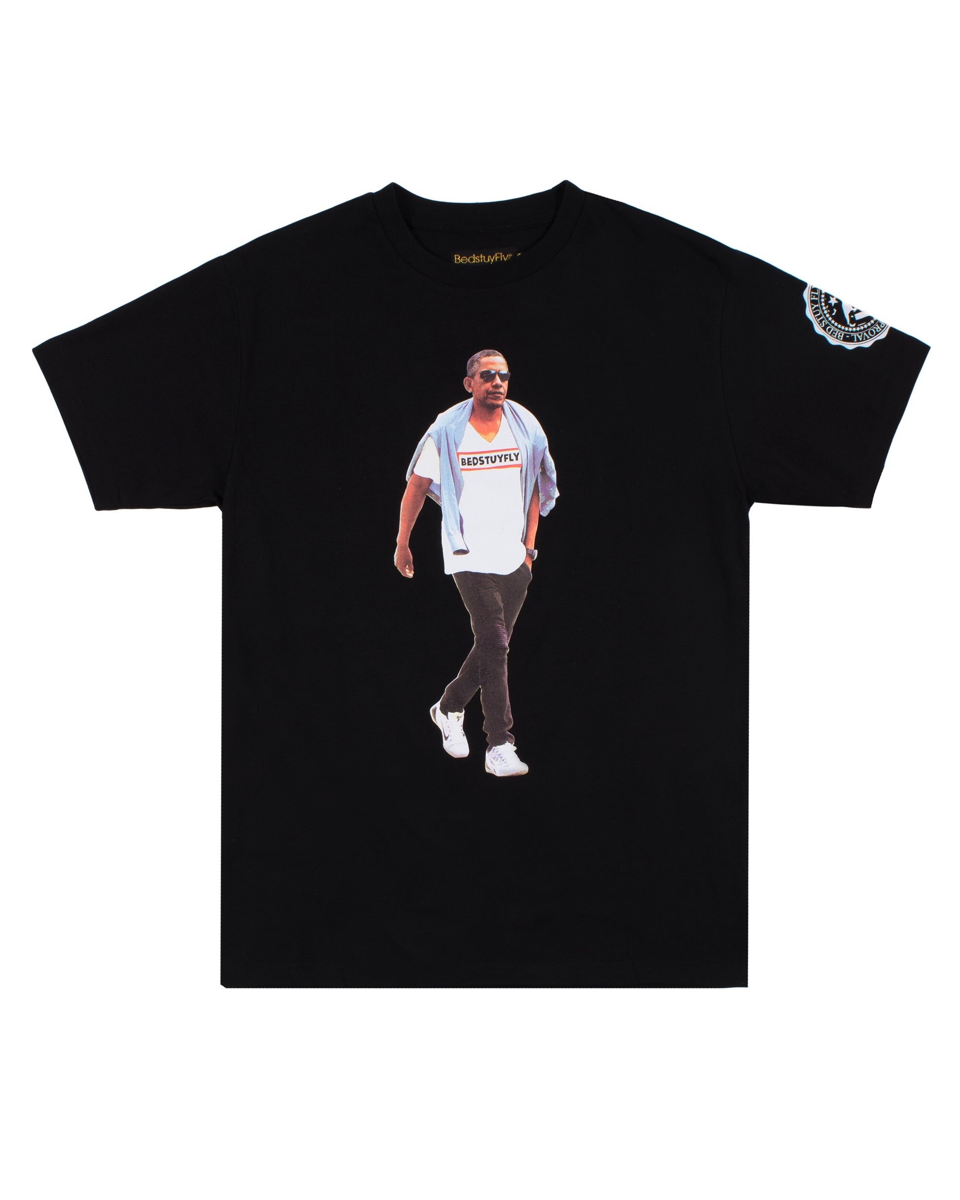 Obama T-Shirt (Blk) - Bedstuyfly