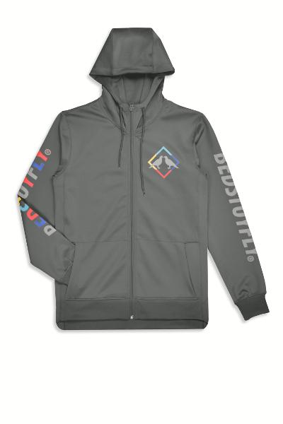 2.0 Runner Hoodie (Gray) - Bedstuyfly